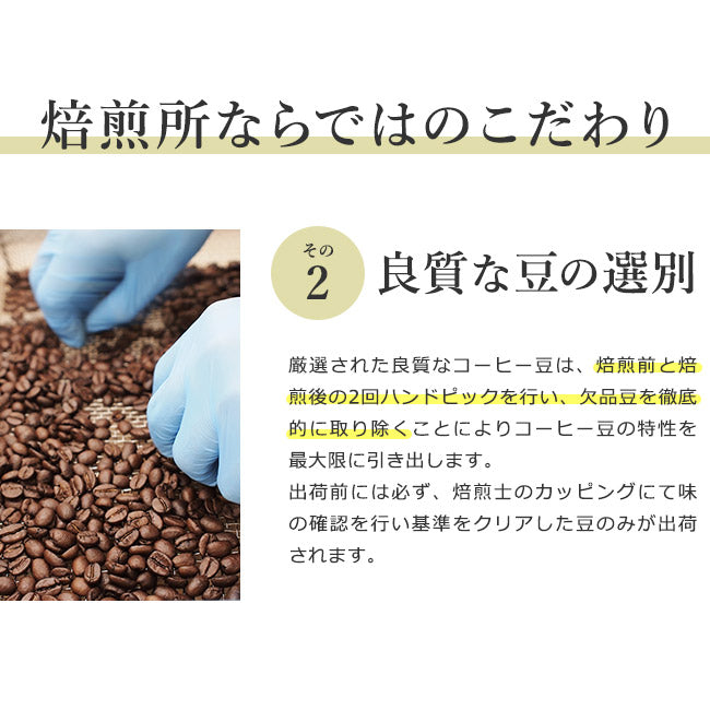 日本一を獲得した焙煎を記念したオリジナルブレンド 浅煎りセット 「HAPPY」（100g× 2袋）