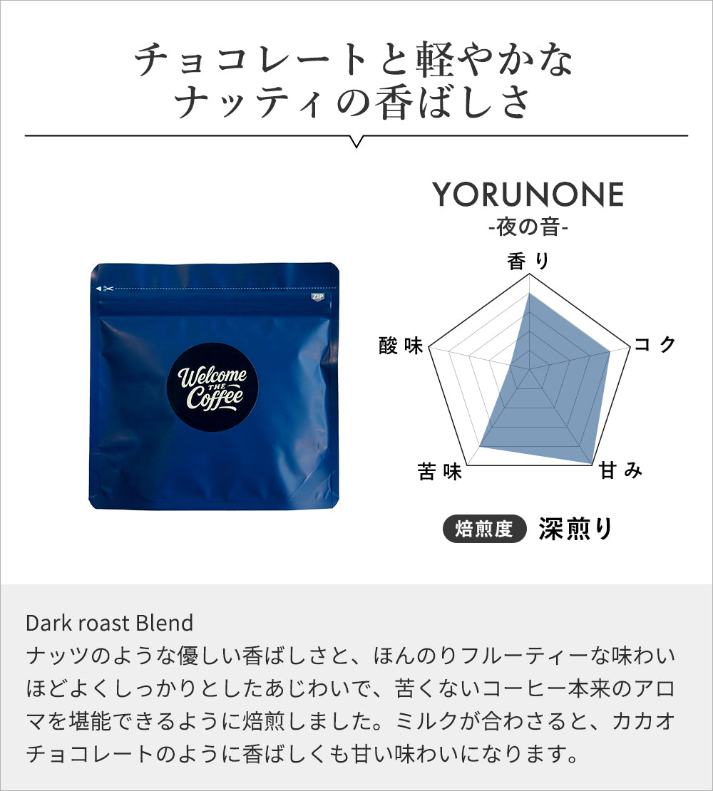 Welcome the Coffee　YORUNONE